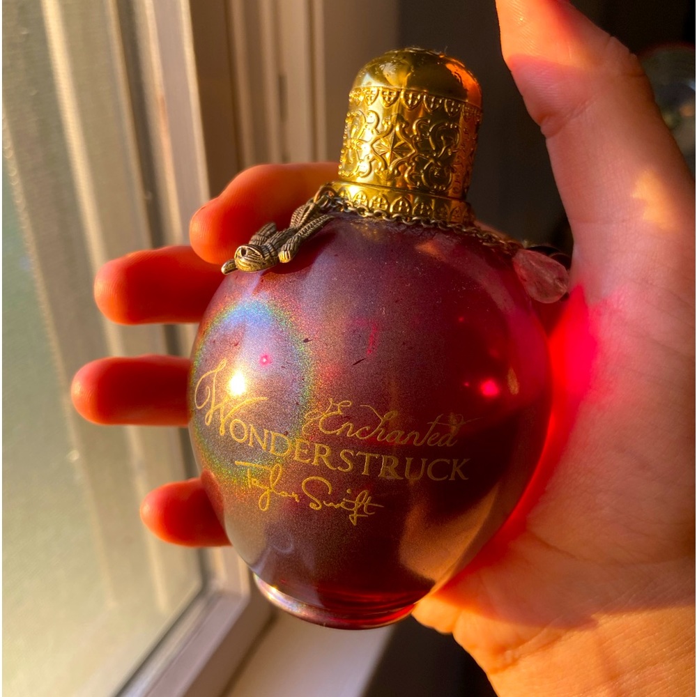 Enchanted Wonderstruck Taylor Swift Perfume; 3.4 fl oz ; Over halfway full
